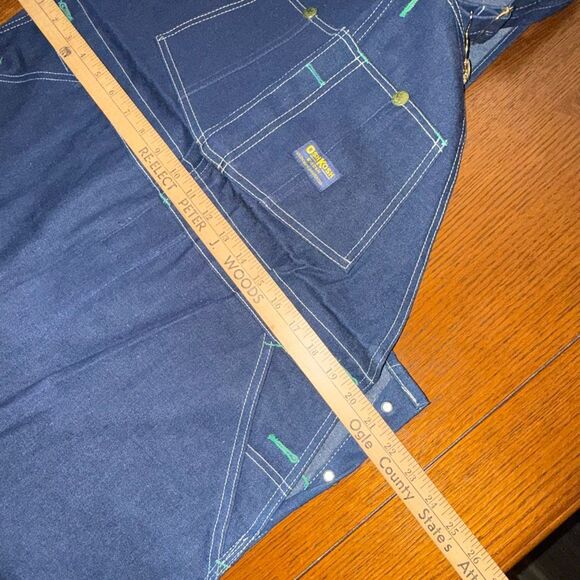 Vintage OshKosh B’Gosh Bib Overalls Men’s 40x34 – NOS Deadstock – USA Made – But - Picture 14 of 16